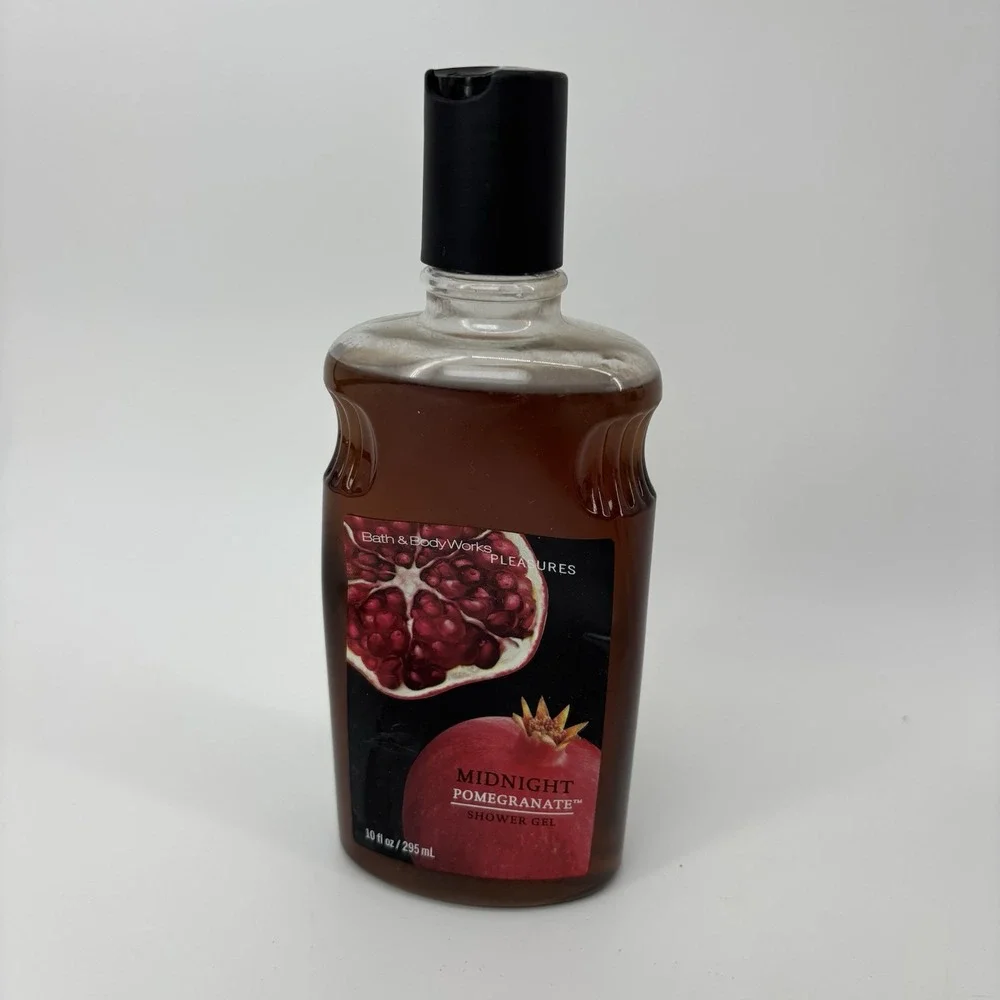 Bath & Body Works MIDNIGHT POMEGRANATE 10 FL OZ Shower Gel + Shea RetiredDiscont